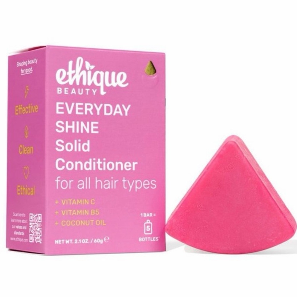 Ethique Beauty Everyday Shine Solid Conditioner All Hair - New In Box